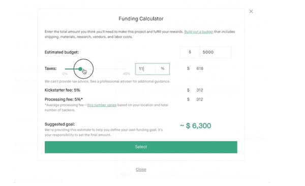 Product Update: A Calculator for Funding Goals